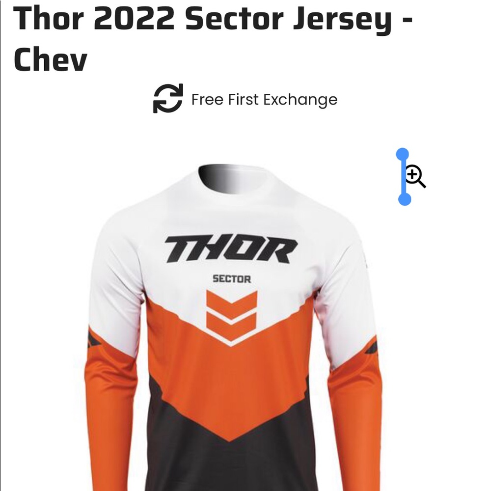 NWT MENS THOR SECTOR JERSEY